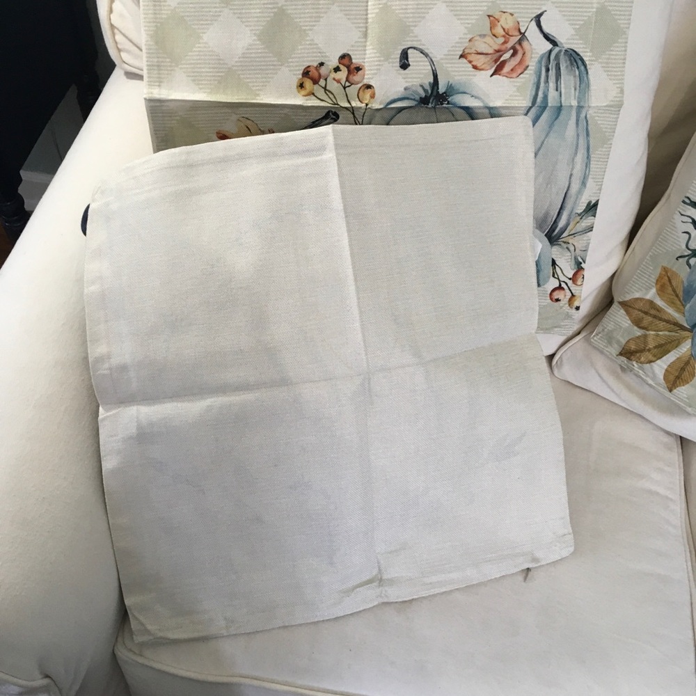 3 Fall Pumpkin Decorative Pillow Covers - Picture 5 of 6